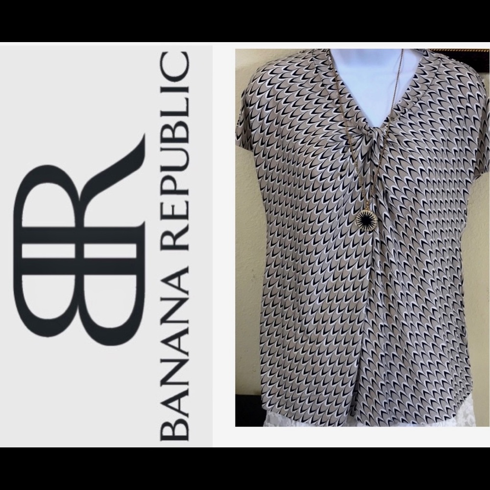 👚 4/$60 Banana Republic M 95% Polyester Blouse 👚
